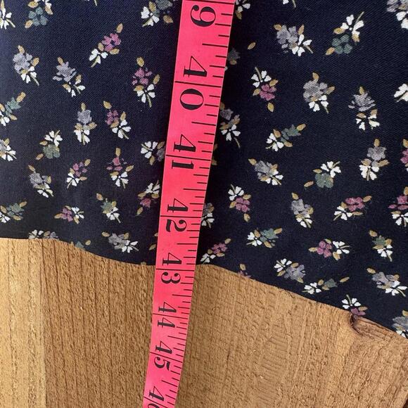 Vintage 90s  Cottage Floral Grunge Teacher Tie Back Dress Sz 2xl More Jazz - Picture 12 of 13